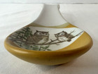 Vintage Otagiri Stoneware Owl Family Spoon Rest 1970s Kitchen Tools Gadgets