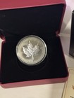 2019  2oz 9999 Black Rhodium Plated Silver Maple Leaf  Ogp   Coa   4000 Minted 