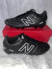 New Balance 442 V2 Academy Fg Black White Wide Soccer Cleats Mens Size 10 5