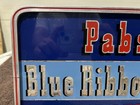 Original Pabst Blue Ribbon Beer In Bottles 1930s Reverse-painted Glass Sign Pbr