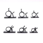 100pcs 3 Sizes Adjustable Multipurpose Self-adhesive Cable Clips Wire Clamps    