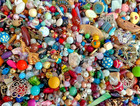 1 Lb Bead Soup Random Mix Loose Jewelry Upcycled Craft Charms 16 Oz Bulk 450 G