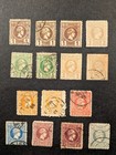 Greece Small Hermes Heads 1886-1895 Lot Of 15 Stamps  3 Mint Hinged   12 Used 