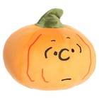 New Aurora Limited Edition Halloween Charlie Brown Pumpkin Plush  7 5 