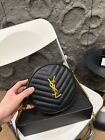 Saint Laurent Classic Caviar Cr  me Bag
