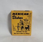 Vintage Matchbook Cover Carrillo s Mexican Food Restaurant Whittier Advertising