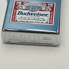 1998 Zippo Budweiser Logo Lighter - Sealed - Polished Chrome No Box