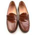J  Crew Winona Penny Loafer Brown Polished Leather Size 7 5