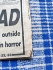 New York Post John Lennon Shot Dead Headline Newspaper Dec  9  1980 Beatles Rare