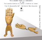 Hand Model wood Hand For Nails drawing Wooden Hand wooden Mannequin wood Hand ha