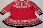 Hanna Andersson Christmas Sweater Dress Size 60 Cm  3 To 6 Mo  Infant Girls 1084