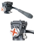 Tripod Fluid Head Metal Mini Pan Tilt Video Head Mount With Arca Type Quick R   