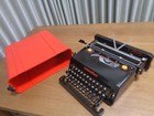 Olivetti Valentine S Typewriter Black 1969 Spain Model     Works     Clockwork Orang