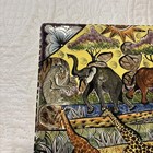 Penzo Zimbabwe 10 75    Hand Painted Square Charger 2005 By Tommy N 