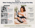 Baby Feeding Support Pillow   Lounger For Newborn 0-12 Months  Nursing Cushion