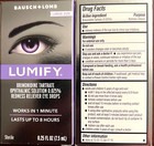 Bausch lomb Lumify 2 Boxes  25-oz Redness Reliever Sterile Eye Drops Exp 08 27  