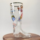 Authentic 2l German Beer Glass Boot Das Bier Oktoberfest Beerfest Logos Vintage 