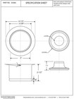 Kitchen Sink Waste Disposal Flange Stopper 31 2 Inch Matte Black 1pack