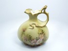 Vintage Hand Painted Nippon Reproduction Floral Gilt Pitcher   Bowl Dresser Box