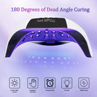 268w Uv Led Nail Lamp Lke Gel Polish Dryer 4 Timers 57 Led Beads Auto Sensor Whi