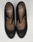 Dansko Maryjane Shoes Size 38 7 5  8 Black Leather