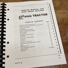 Service Manual Fits John Deere 80 820 Diesel Tractor Repair Shop Technical Book