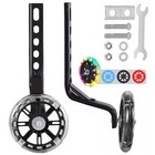 Training Wheels Bicycle For 12 14 16 18 20inch Bike W flash Light Wheel 1pair