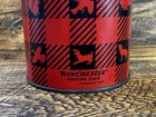 Vintage Winchester Guns Hunting Plaid Thermos Brand Thermos Red Black