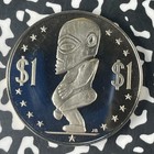 1972 Cook Islands  1 Dollar Lot f0582 Proof 