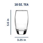 Set Of 8 Heavy Base Clear Drinking Glasses Dishwasher Safe Durable Everyday Use