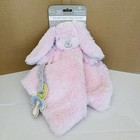 Blankets   Beyond Pink Bunny Rabbit Pacifier Plush Security Blanket Baby Lovey