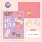 Elegant Get Well Card     5   x7 Card With Interior Greeting     Wellness Greeting