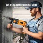 Rotary Hammer Drill Corded Drills 1  4 Modes Sds-plus Chipping Hammers