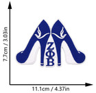 Zeta Phi Beta - Sorority - 1920 - Dove Pumps - Embroidered Iron-on sew-on Patch