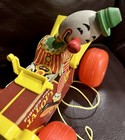 Vintage Collectible Toy 1965 Fisher Price Jalopy Pull Car For Display Or Museum