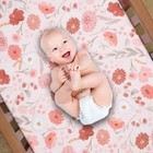 Bedtime Originals Flower Power Floral strawberry Baby Fitted Crib toddler Sheet