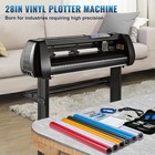 Vinyl Cutter Machine Cutting Plotter 28in Bluetooth Signmaster Kit Bundle