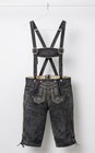 Men   s Lederhosen Shorts With Suspenders Bavarian Oktoberfest Trachten Costume