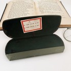 Antique Delicate  Vintage Wire Rim Eyeglasses With Case  decor