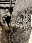 Toddler Boys Q Brand Formal Vest And Tie Size 2 Black Paisley