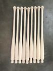  old Hickory Bat Co  Made  Unfinished Cage Bat Grade Maple Wood Baseball Bats