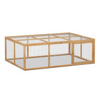 68 x48  Wooden Chicken Coop Rabbit Hutch Pet House Rectangle Animal Poultry Cage