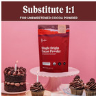 Organic Unsweetened Cacao Powder With Rich Dark Chocolate Flavor New