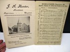 Program United Brethren Reunion Mont Alto Park 1898