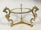 Sphere Display Stand Large Size  Dragon Design Solid Brass