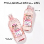 Garnier Micellar Water With Rose Water And Glycerin  Hydrating Facial Cleanser  