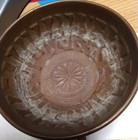 Vintage Hammered Brass Islamic Middle Eastern Bowl
