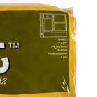 Qwikit Scrapbook Pocket Pages 12x12 Bottom Pocket Layout 4 Pack Clear  20-8823