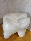 Vintage Tooth Stool - Pop Art - Dental Molded Plastic Chair-17  Tall