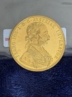 1915 Austrian 4 Ducat Gold Coin  restrike  - 0 4438 Troy Ounces Fine Gold